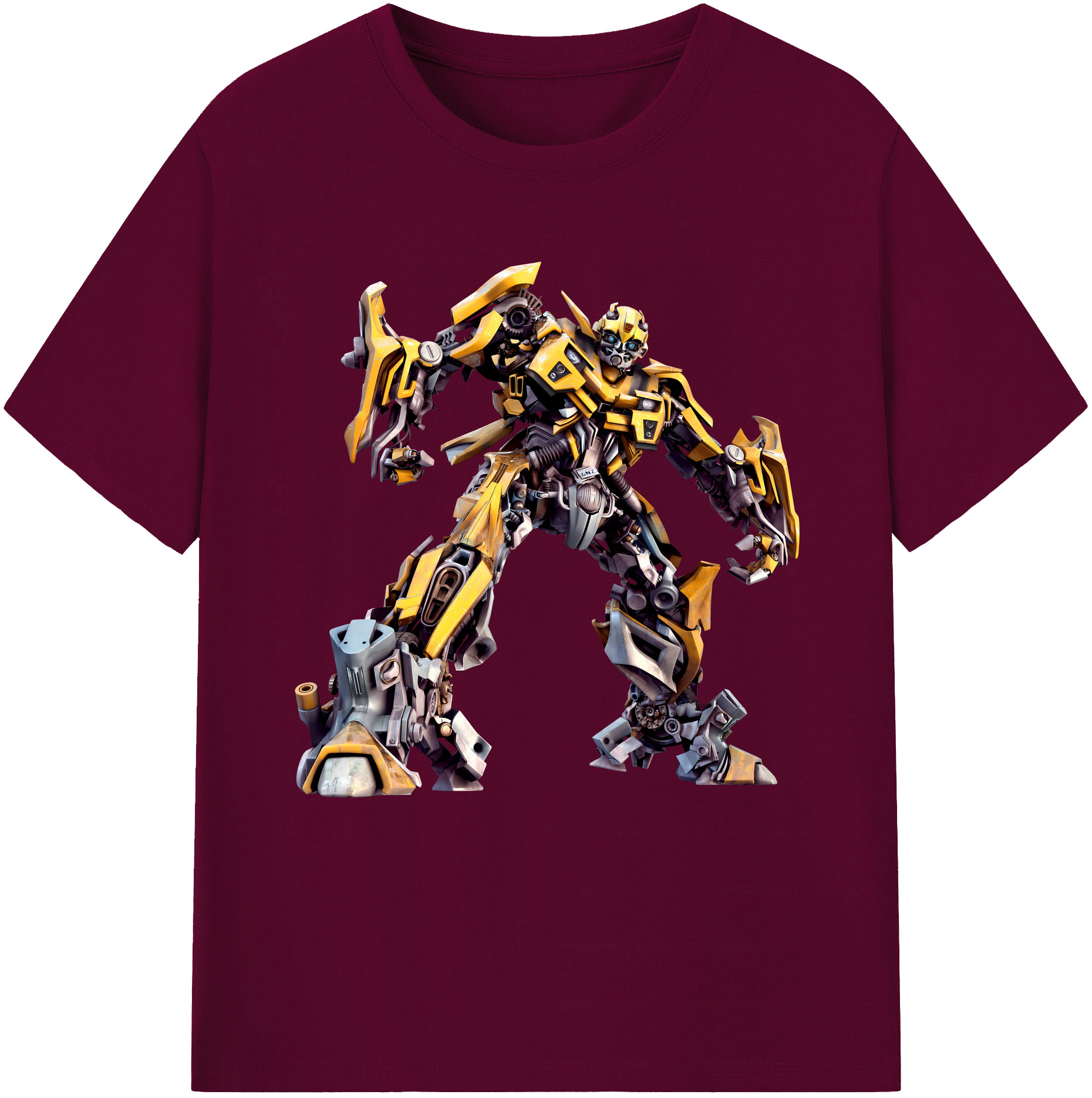 （画像用） Transformers トランスフォーマー レディースカジュアルプリントTシャツ（綿100％）